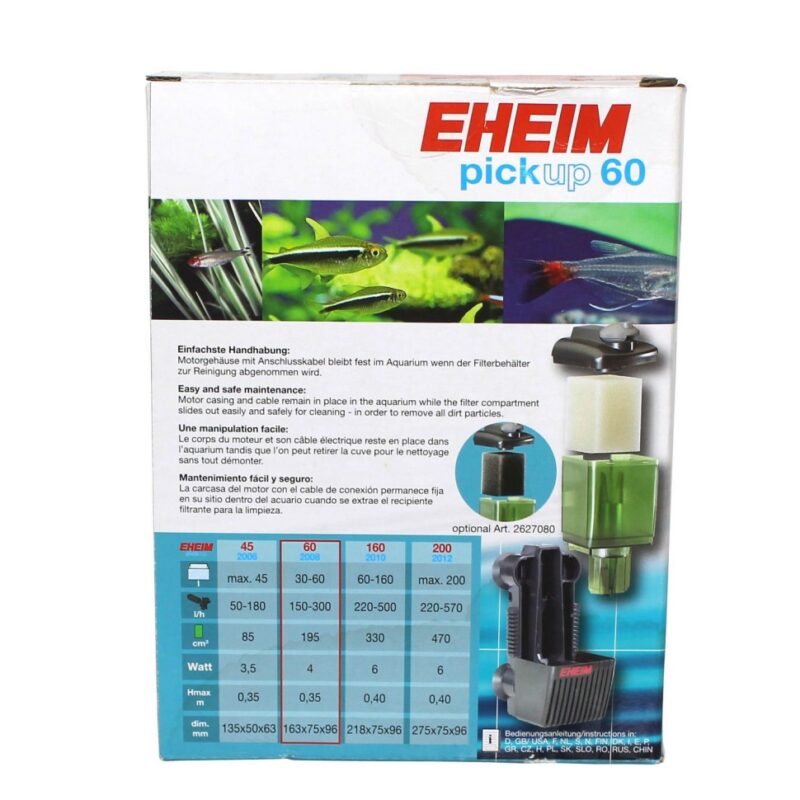Внутренний фильтр Eheim pickup 60 (2008020) 8893.970 AquaDeco Shop