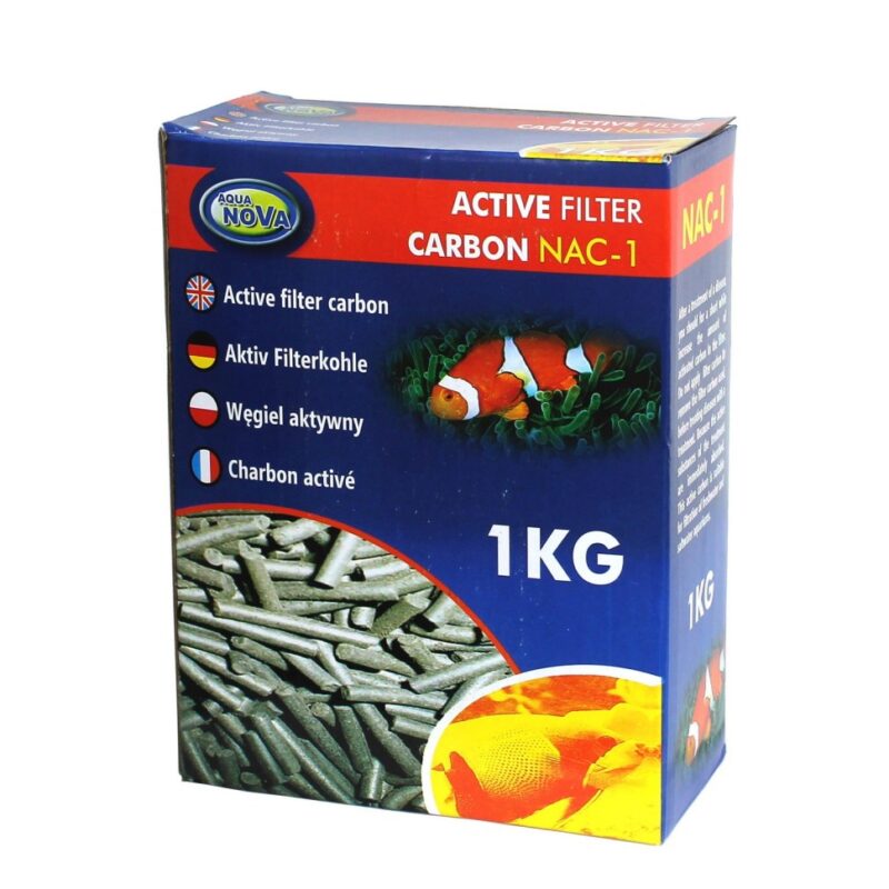 Активоване вугілля Aqua Nova 1кг (NAC-1) 9743.970 AquaDeco Shop