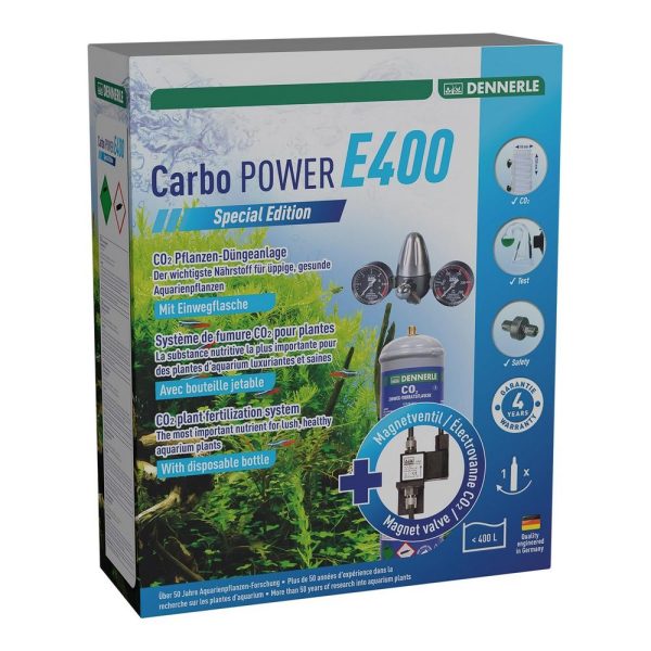 Комплект для живлення рослин CO2 DENNERLE Carbo Power E400 Special Edition з балоном та магнітним клапаном (2976)