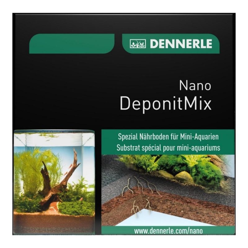 Спеціальне грунтове подживлення DENNERLE Nano Deponit Mix для міні-акваріумів. Готова суміш, 1 кг (5912)