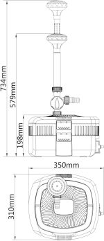 Фильтрующая система для пруда Sunsun CUF-5800 773 85835 AquaDeco Shop