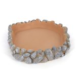 Поилка для рептилий Hobby Drinking bowl Pebbles L 25x21x4см (36402) 19394.970 AquaDeco Shop