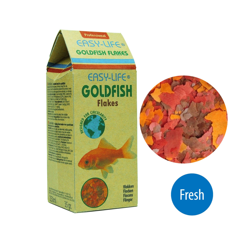 Корм для золотих рибок Easy-Life Goldfish Flakes 250мл. (ELG0250)