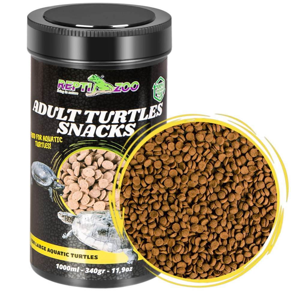 Корм для водних черепах Repti-Zoo Adult Turtle Snacks 1000мл.