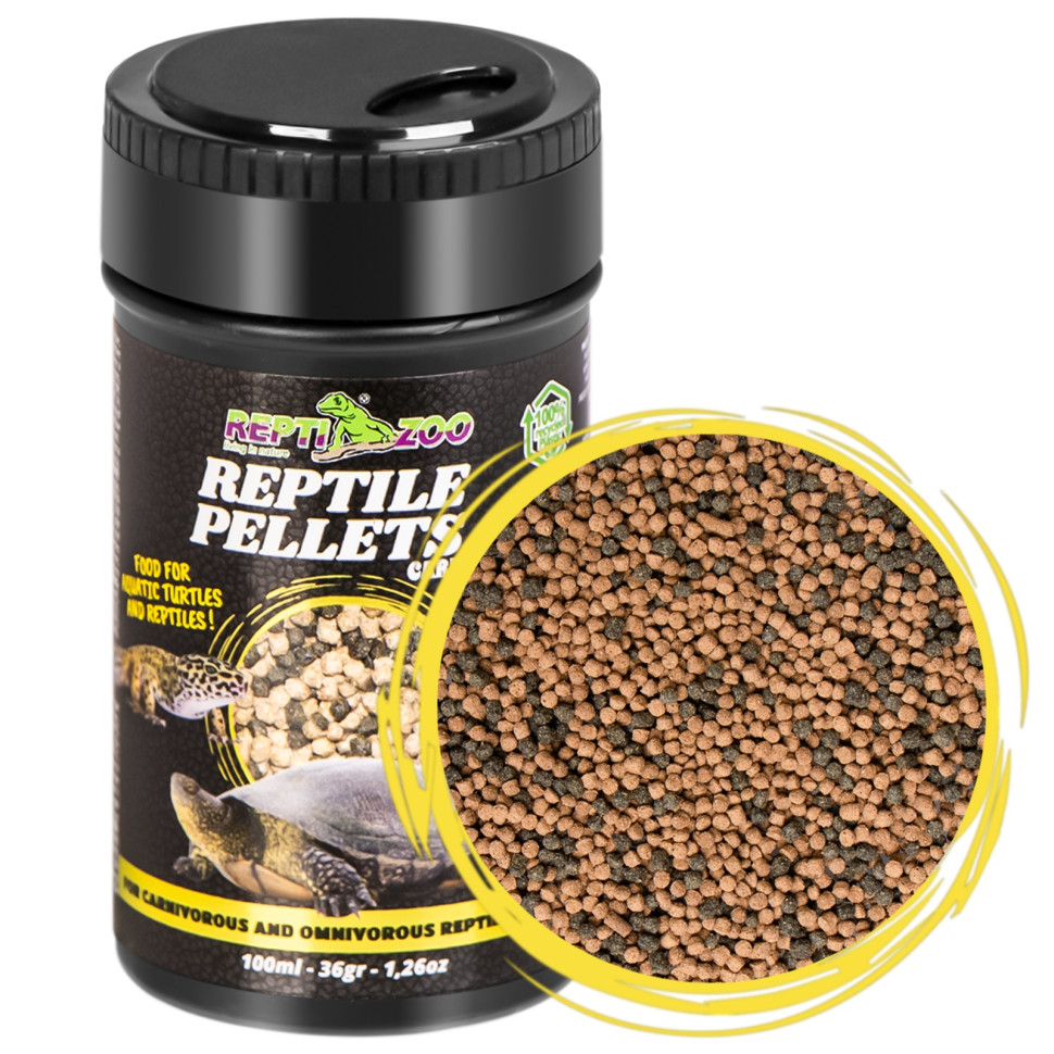 Корм і вітаміни для хижих рептилій Repti-Zoo Reptile Pellets 100мл.