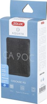 Фільтруюча чорна губка до фільтра ZOLUX Cascade 90, 2 шт (330204) ZL30204 52 AquaDeco Shop