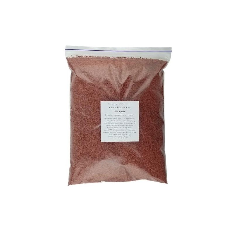 Гранули для цихлід червоні AquariaLand Cichlid Fraction Red пакування 500 гр (AL500FR) AL500FR 52 AquaDeco Shop