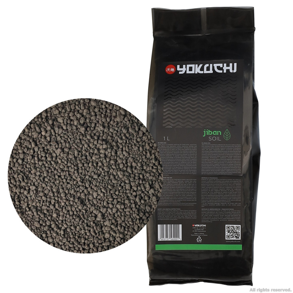 Грунт для аквариума Yokuchi Jiban Soil POWDER 1л (0.5-2мм.)