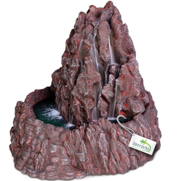 Декорация фонтан Terrario Volcano Fountain 22x23x21см (232321)