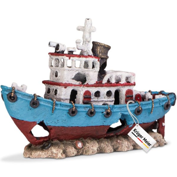 Декорация корабль Kruger Meier Shipwreck 28x9x18см (301220)