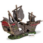 Декорация пиратский корабль Kruger Meier Pirate Ship 25x6x16см (251017) 20716.970 AquaDeco Shop