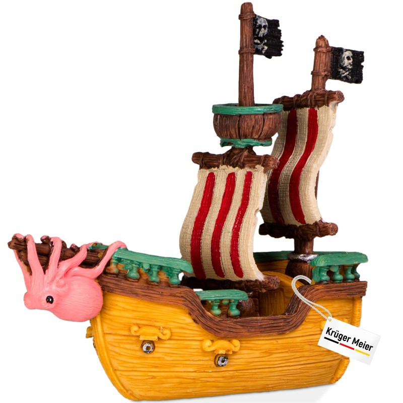 Декорация пиратский корабль Kruger Meier Pirate Ship S 16x6x15см (16614)