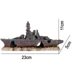 Декорація затонулий корабель Kruger Meier Battleship 23x5x11см (24411) 20726.970 AquaDeco Shop