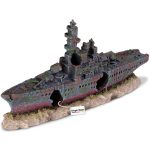 Декорація затонулий корабель Kruger Meier Battleship 23x5x11см (24411) 20730.970 AquaDeco Shop