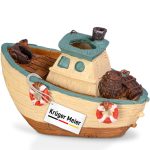 Декорація рибальський човен Kruger Meier Fishing Boat 11x6.5x7.5см (1288) 20738.970 AquaDeco Shop