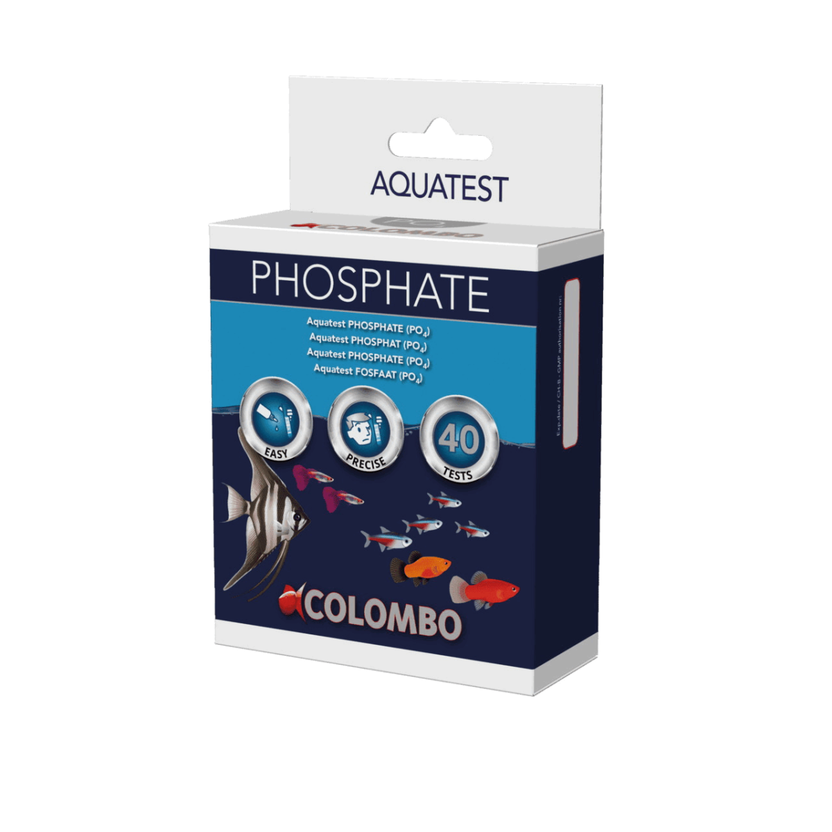 Тест для визначення рівня PO4 в акваріумі COLOMBO AQUA PHOSPHATE TEST (A5010975)