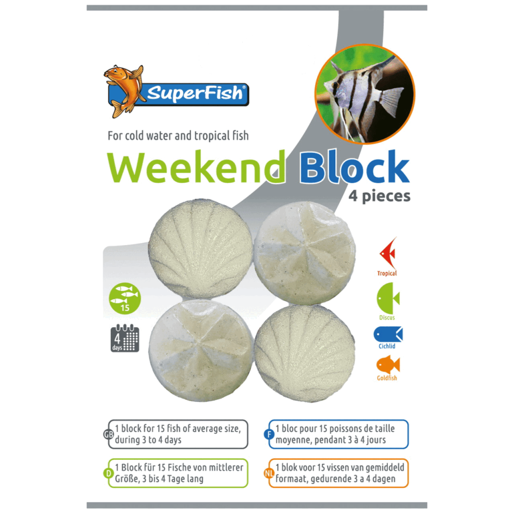 Корм вихідного дня для риб SUPERFISH WEEKEND FOOD 4 PCS(A3060005)