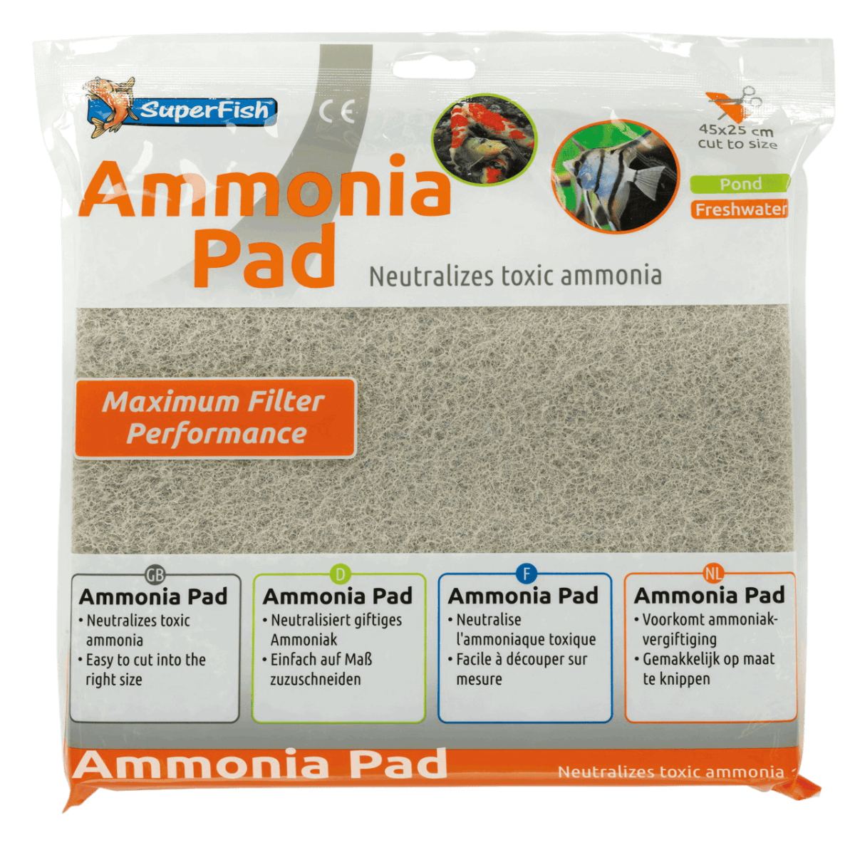 Мікрофільтр AMMONIA PAD 45x25 CM (A8040510)