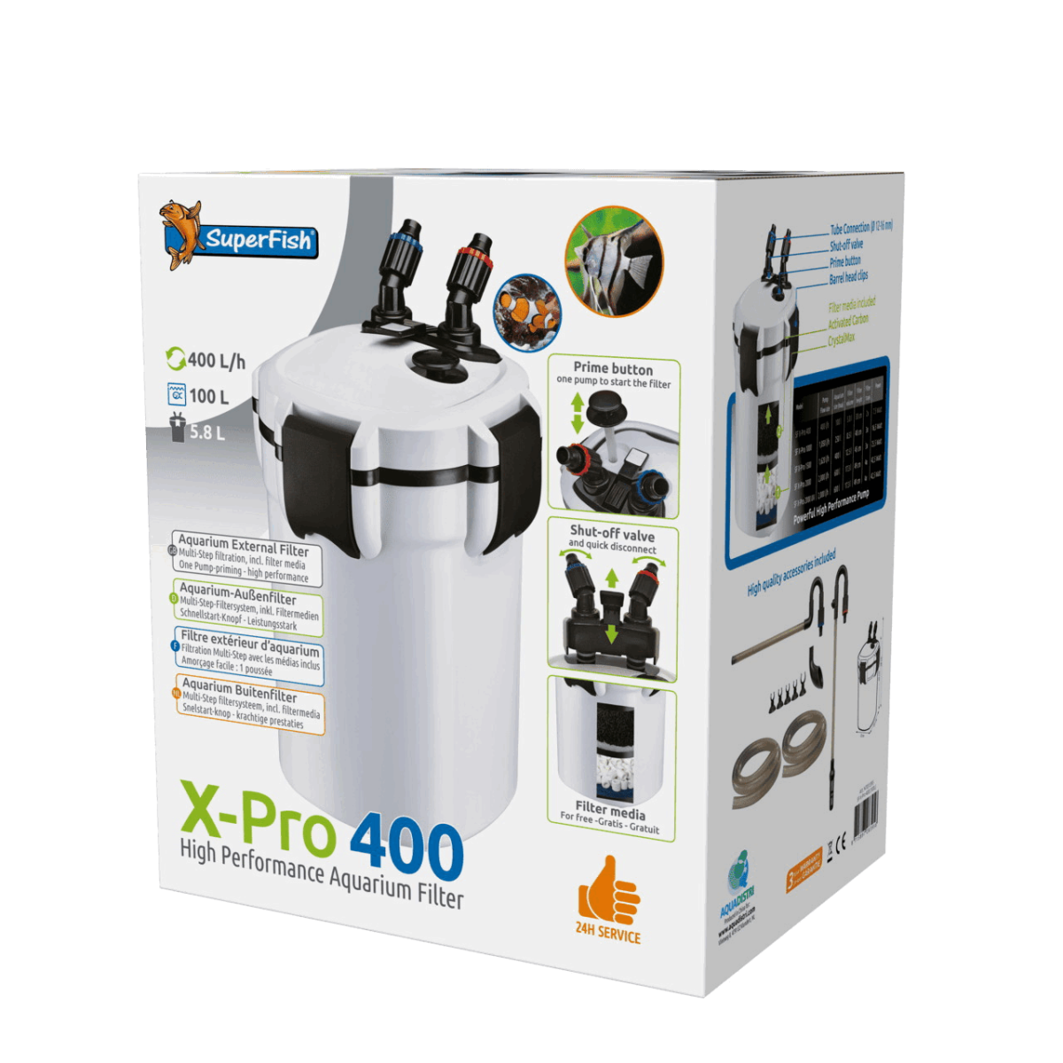 Зовнішній фільтр SUPERFISH X PRO 400 - 100L (N7031395)