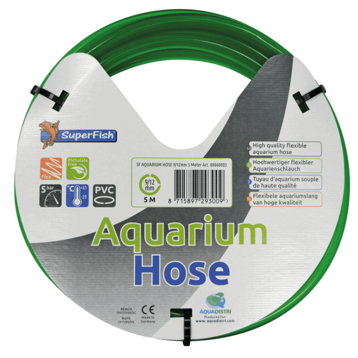 Шланг AQUARIUM HOSE 9/12MM 5 MTR (A8060003)