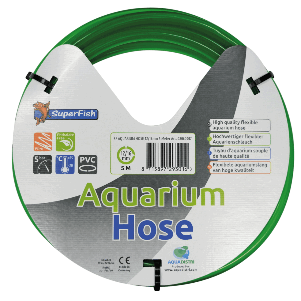 Шланг AQUARIUM HOSE 12/16MM MM 5 MTR (A8060007)