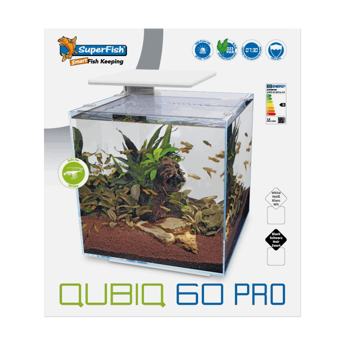 Акваріумний набір SuperFish QubiQ 60 LED White (A4050900)