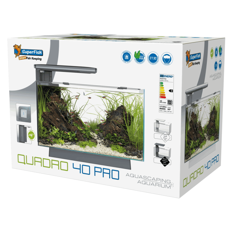 Акваріумний набір SuperFish Quadro 40 Pro White (A4052200)