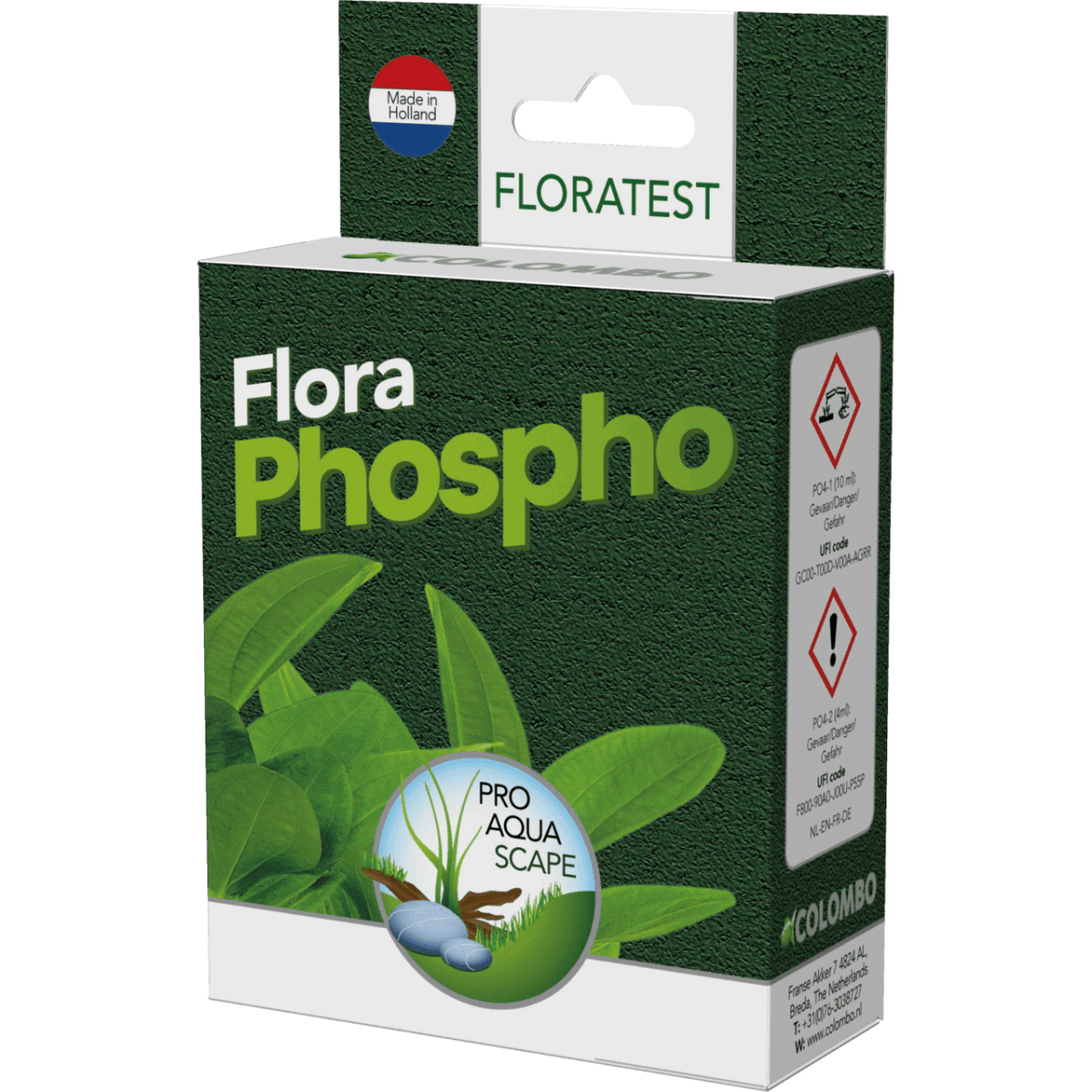 Професійний тест на фосфати PO4 в рослинному акваріумі COLOMBO FLORA PHOSPHO TEST (A5010505)