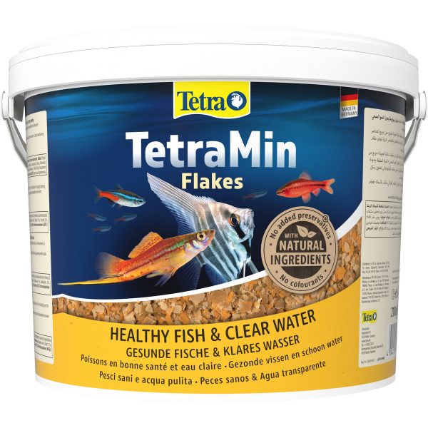 Корм сухий Tetra Min Flakes для тропічних акваріумних рибок в пластівцях 10 л/2,1 кг