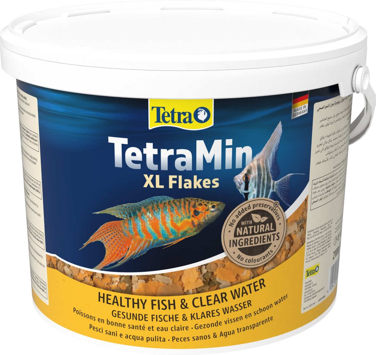 Корм сухий Tetra Min XL Flakes для акваріумних рибок в пластівцях 10 л/2,1 кг