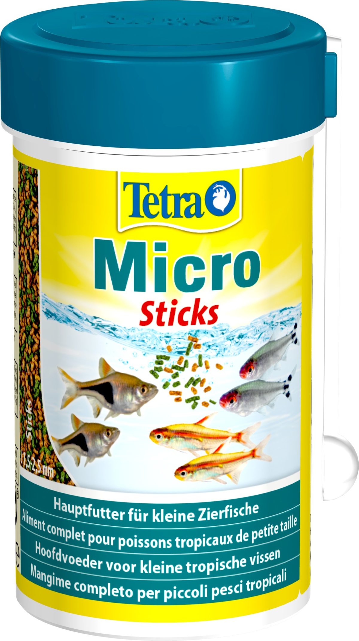 Корм Tetra Micro Sticks для акваріумних дрібних рибок мікропалички 100 мл