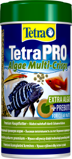 Корм Tetra PRO Algae Multi-Crisps для травоїдних риб, з овочами, 250 мл (чіпси)