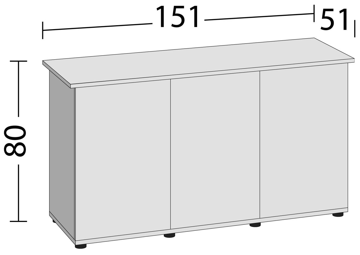 Підставка Juwel під акваріум RIO 400/450, 151х51х80 см