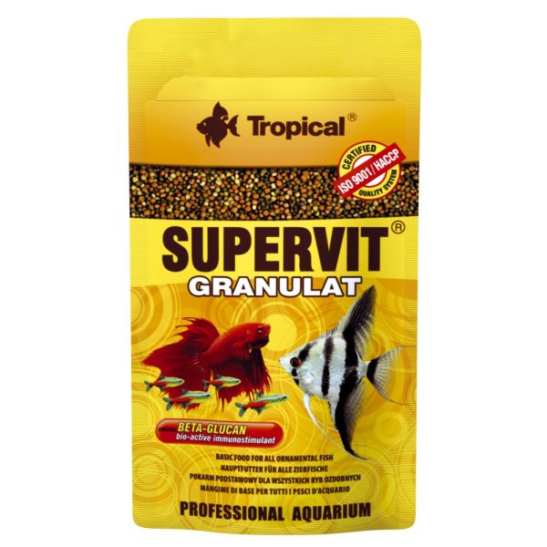 Сухий корм Tropical Supervit Granulat для акваріумних риб, 10 г (гранули)