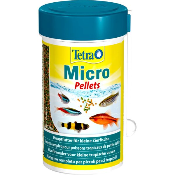 Корм Tetra Micro Pellets для акваріумних дрібних рибок, 100 мл (гранули)