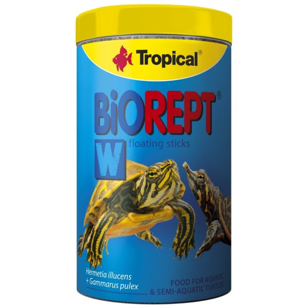 Сухий корм Tropical Biorept W для водоплавних черепах, 30 г (гранули)