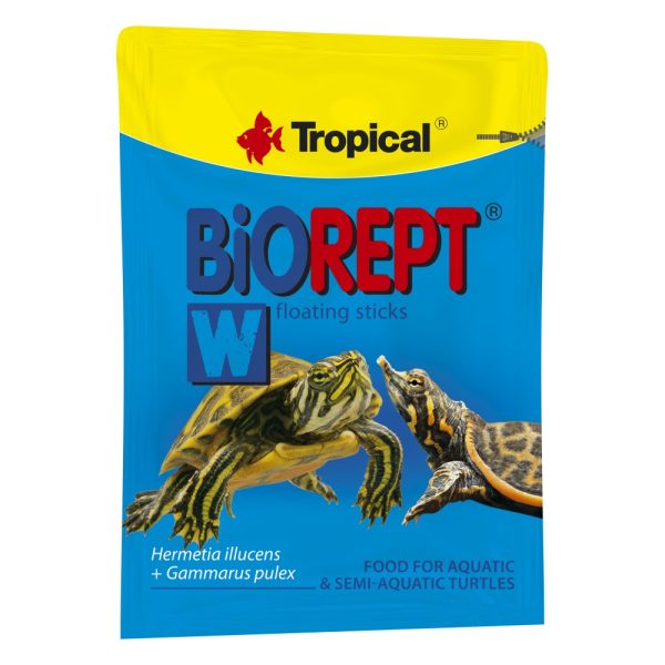 Сухий корм Tropical Biorept W для водоплавних черепах, 20 г (гранули)