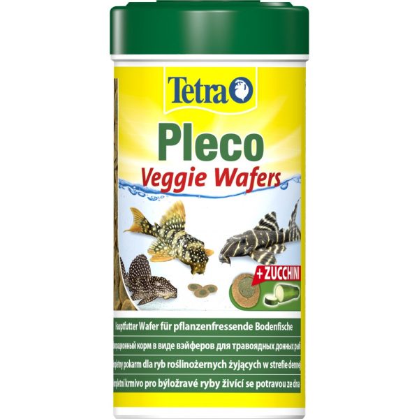 Корм Tetra Pleco Veggie Wafers для травоїдних донних рибок, 110 г (пластинки)