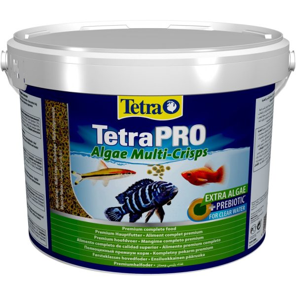 Корм Tetra PRO Algae Multi-Crisps для травоїдних риб, з овочами, 1,9 кг (чіпси)