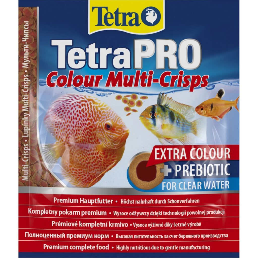 Корм Tetra PRO Colour Multi-Crisps для акваріумних риб, для яскравого забарвлення, 12 г (чіпси)