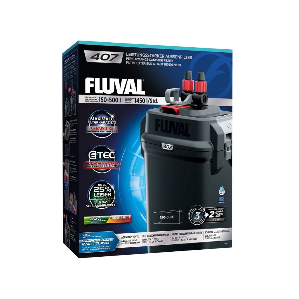 Зовнішній фільтр Fluval «407» для акваріума 150-500 л