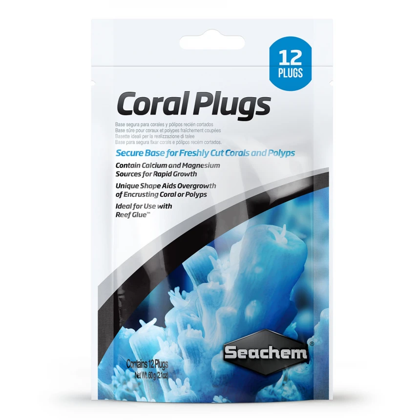 Seachem Coral Plugs (12 шт.) плашки для коралів AquaDeco Shop