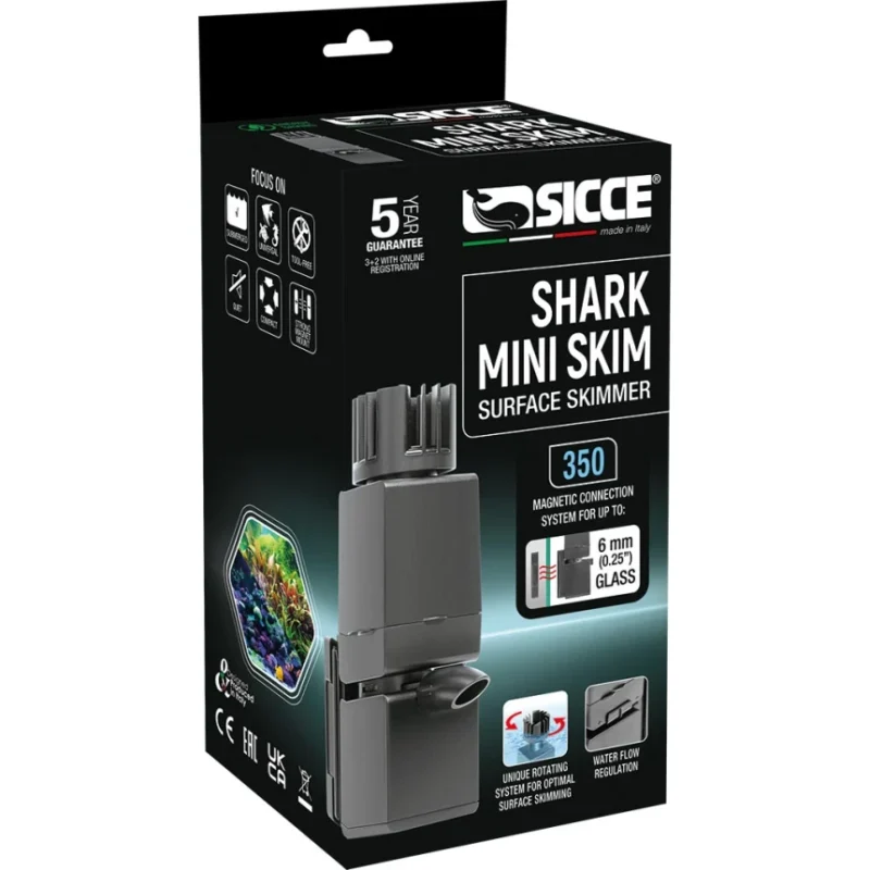 SICCE SHARK MINI SKIM 350 поверхневий скімер на магнітному кріпленні AquaDeco Shop