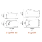 SICCE AIRLIGHT 1.000 акваріумний компресор 60 л/год AquaDeco Shop