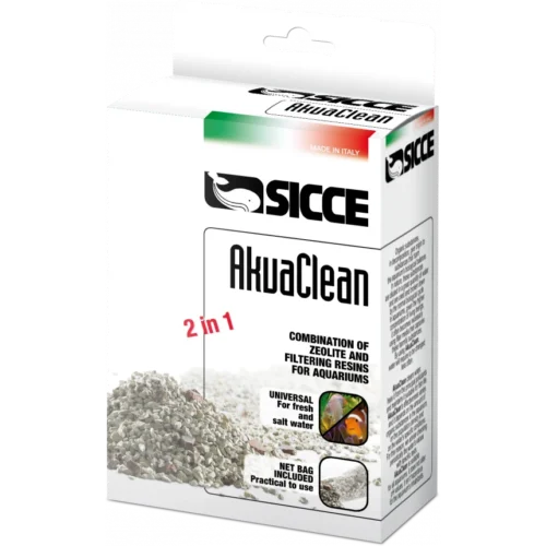 SICCE AKUACLEAN цеоліт та фільтруючі смоли 1000мл AquaDeco Shop
