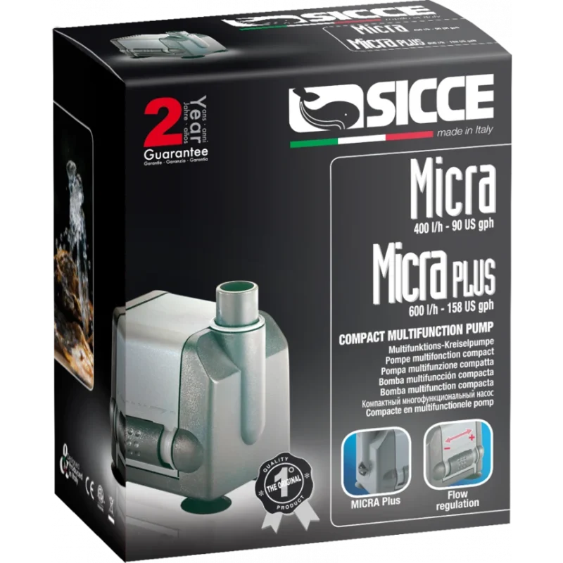 SICCE MICRA циркуляційна помпа 400 л/год AquaDeco Shop