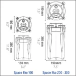 SICCE SPACE EKO+ 100 зовнішній фільтр 580 л/год для акваріумів до 100л AquaDeco Shop