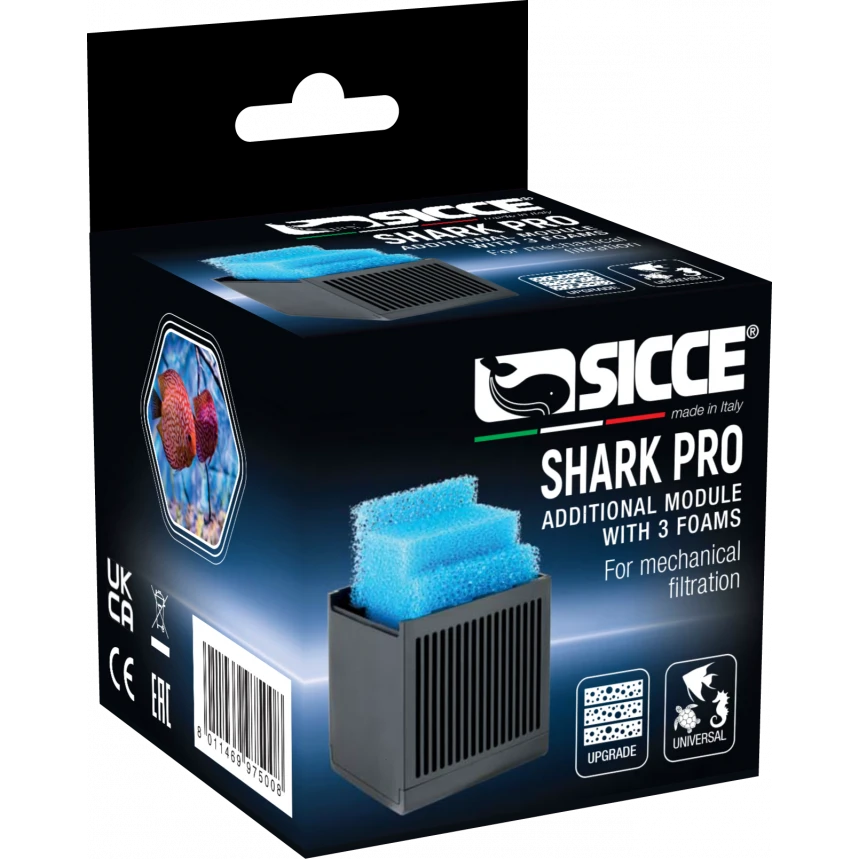 SICCE SHARK PRO ADDITIONAL MODULE додатковий фільтруючий модуль з губками AquaDeco Shop